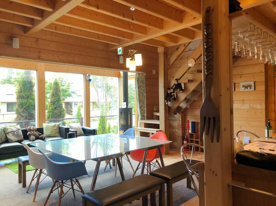 浅間山を眺めるフインランドログハウス Karuizawa Exteriér fotografie